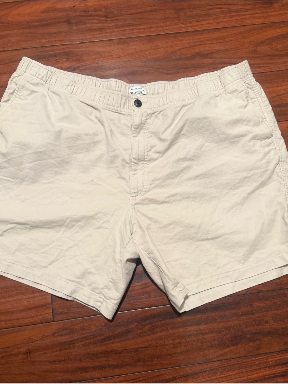 Peter Millar Cream Elastic-Waist sizes 2XL